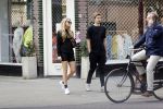 Amsterdam 23 mei 2020
Romee Strijd en haar man  Laurens van Leeuwen in Amsterdam zuid.