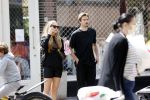 Amsterdam 23 mei 2020
Romee Strijd en haar man  Laurens van Leeuwen in Amsterdam zuid.