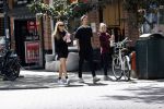 Amsterdam 23 mei 2020
Romee Strijd en haar man  Laurens van Leeuwen in Amsterdam zuid.