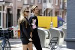 Amsterdam 23 mei 2020
Romee Strijd en haar man  Laurens van Leeuwen in Amsterdam zuid.