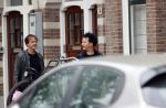 Amsterdam 24 mei 2020
Rop Verheijen met zijn partner op straat in Amsterdam zuid.