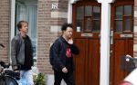 Amsterdam 24 mei 2020
Rop Verheijen met zijn partner op straat in Amsterdam zuid.