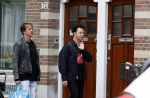 Amsterdam 24 mei 2020
Rop Verheijen met zijn partner op straat in Amsterdam zuid.