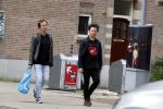 Amsterdam 24 mei 2020
Rop Verheijen met zijn partner op straat in Amsterdam zuid.
