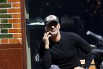 Amsterdam 6 mei 2020
Ruud Gullit met petje bellend in Amsterdam zuid