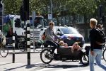 Amsterdam 6 mei 2020
Sander lantinga met zijn kinderen in de bakfiets