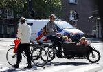 Amsterdam 6 mei 2020
Sander lantinga met zijn kinderen in de bakfiets