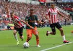 Eindhoven, 22 September 2019 Kompetitiewedstrijd PSV-AJAX, eindstand 1-1
Seiozen 2019/2020
Sergino Dest Mohamed Ihattaren en Michal Sadilek