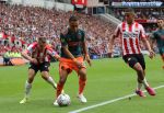 Eindhoven, 22 September 2019 Kompetitiewedstrijd PSV-AJAX, eindstand 1-1
Seiozen 2019/2020
Sergino Dest Mohamed Ihattaren en Michal Sadilek