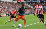 Eindhoven, 22 September 2019 Kompetitiewedstrijd PSV-AJAX, eindstand 1-1
Seiozen 2019/2020
Sergino Dest Mohamed Ihattaren en Michal Sadilek