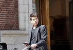 Amsterdam 18 mei 2020
Sjors v d Panne op de fiets in Amsterdam