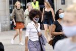 Amsterdam 1 juni 2020
Demonstratie op de dam tegen politiegeweld tegen donkere mensen naar aanleiding van de dood van George Floyd door poltieman in USA. Sylvana Simons