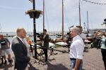 Volendam 1 juni 2020
Forum van Democratie met Thierry Baudet Theo Hiddema en Wybren van Haga zijn in Volendam tijdens de opening van de terrassen.