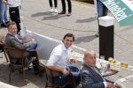 Volendam 1 juni 2020
Forum van Democratie met Thierry Baudet Theo Hiddema en Wybren van Haga zijn in Volendam tijdens de opening van de terrassen.