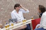 Volendam 1 juni 2020
Forum van Democratie met Thierry Baudet Theo Hiddema en Wybren van Haga zijn in Volendam tijdens de opening van de terrassen.