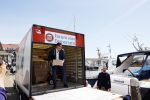 Volendam 1 juni 2020
Forum van Democratie met Thierry Baudet Theo Hiddema en Wybren van Haga zijn in Volendam tijdens de opening van de terrassen.
