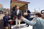 Volendam 1 juni 2020
Forum van Democratie met Thierry Baudet Theo Hiddema en Wybren van Haga zijn in Volendam tijdens de opening van de terrassen.