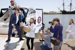 Volendam 1 juni 2020
Forum van Democratie met Thierry Baudet Theo Hiddema en Wybren van Haga zijn in Volendam tijdens de opening van de terrassen.