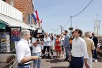 Volendam 1 juni 2020
Forum van Democratie met Thierry Baudet Theo Hiddema en Wybren van Haga zijn in Volendam tijdens de opening van de terrassen.