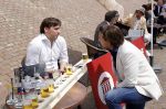 Volendam 1 juni 2020
Forum van Democratie met Thierry Baudet Theo Hiddema en Wybren van Haga zijn in Volendam tijdens de opening van de terrassen.