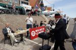 Volendam 1 juni 2020
Forum van Democratie met Thierry Baudet Theo Hiddema en Wybren van Haga zijn in Volendam tijdens de opening van de terrassen.