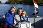 Nigtevecht 6 mei 2020
Thomas Berge Myrthe Mylius enhub zoon Jack aan het varen op de Vecht
