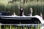 Nigtevecht 21 mei 2020
Wendy v Dijk met haar moeder man Erland Galjaard en dochter Lizzy aan het varen op de Vecht