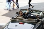 Amsterdam 29 mei 2021
Beau v Erven Dorens in zij Jaguar cabriolet in het centrum van Amsterdam.