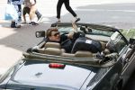 Amsterdam 29 mei 2021
Beau v Erven Dorens in zij Jaguar cabriolet in het centrum van Amsterdam.