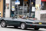 Amsterdam 29 mei 2021
Beau v Erven Dorens in zij Jaguar cabriolet in het centrum van Amsterdam.