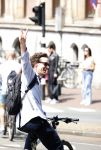 Amsterdam 4 juni 2021
Lucas Hamming op de fiets bij het paleis op de dam.