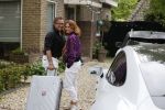 Huizen 26 mei 2021 
Marco en leontien Borsato arriveren bij het huis van Leontien nadat ze terug zijn gekomen van een liefdesvakantie naar ibiza.
