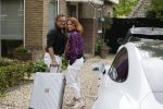 Huizen 26 mei 2021 
Marco en leontien Borsato arriveren bij het huis van Leontien nadat ze terug zijn gekomen van een liefdesvakantie naar ibiza.
