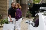 Huizen 26 mei 2021 
Marco en leontien Borsato arriveren bij het huis van Leontien nadat ze terug zijn gekomen van een liefdesvakantie naar ibiza.