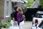 Huizen 26 mei 2021 
Marco en leontien Borsato arriveren bij het huis van Leontien nadat ze terug zijn gekomen van een liefdesvakantie naar ibiza.