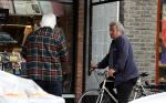 Amsterdam 20 mei 2021
Michiel Romeijn/ Michiel Romeyn  op zijn fiets in Amsterdam zuid