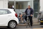 Amsterdam 20 mei 2021
Michiel Romeijn/ Michiel Romeyn  op zijn fiets in Amsterdam zuid