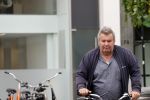 Amsterdam 20 mei 2021
Michiel Romeijn/ Michiel Romeyn  op zijn fiets in Amsterdam zuid