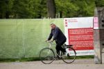 Amsterdam 20 mei 2021
Michiel Romeijn/ Michiel Romeyn  op zijn fiets in Amsterdam zuid