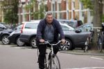 Amsterdam 20 mei 2021
Michiel Romeijn/ Michiel Romeyn  op zijn fiets in Amsterdam zuid