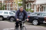 Amsterdam 20 mei 2021
Michiel Romeijn/ Michiel Romeyn  op zijn fiets in Amsterdam zuid