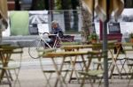 Amsterdam 20 mei 2021
Michiel Romeijn/ Michiel Romeyn  op zijn fiets in Amsterdam zuid