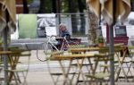 Amsterdam 20 mei 2021
Michiel Romeijn/ Michiel Romeyn  op zijn fiets in Amsterdam zuid