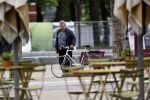 Amsterdam 20 mei 2021
Michiel Romeijn/ Michiel Romeyn  op zijn fiets in Amsterdam zuid