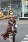 Schiphol 21 mei 2021
Monique Westenberg zoontje Andre Hazes jr en twee vriendinnen arriveren op schiphol na een vakantie op ibiza.
Haar vader komt ze halen .