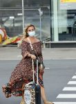 Schiphol 21 mei 2021
Monique Westenberg zoontje Andre Hazes jr en twee vriendinnen arriveren op schiphol na een vakantie op ibiza.
Haar vader komt ze halen .