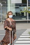 Schiphol 21 mei 2021
Monique Westenberg zoontje Andre Hazes jr en twee vriendinnen arriveren op schiphol na een vakantie op ibiza.
Haar vader komt ze halen .