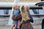 Schiphol 21 mei 2021
Monique Westenberg zoontje Andre Hazes jr en twee vriendinnen arriveren op schiphol na een vakantie op ibiza.
Haar vader komt ze halen .