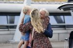 Schiphol 21 mei 2021
Monique Westenberg zoontje Andre Hazes jr en twee vriendinnen arriveren op schiphol na een vakantie op ibiza.
Haar vader komt ze halen .
