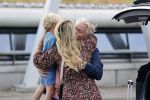 Schiphol 21 mei 2021
Monique Westenberg zoontje Andre Hazes jr en twee vriendinnen arriveren op schiphol na een vakantie op ibiza.
Haar vader komt ze halen .